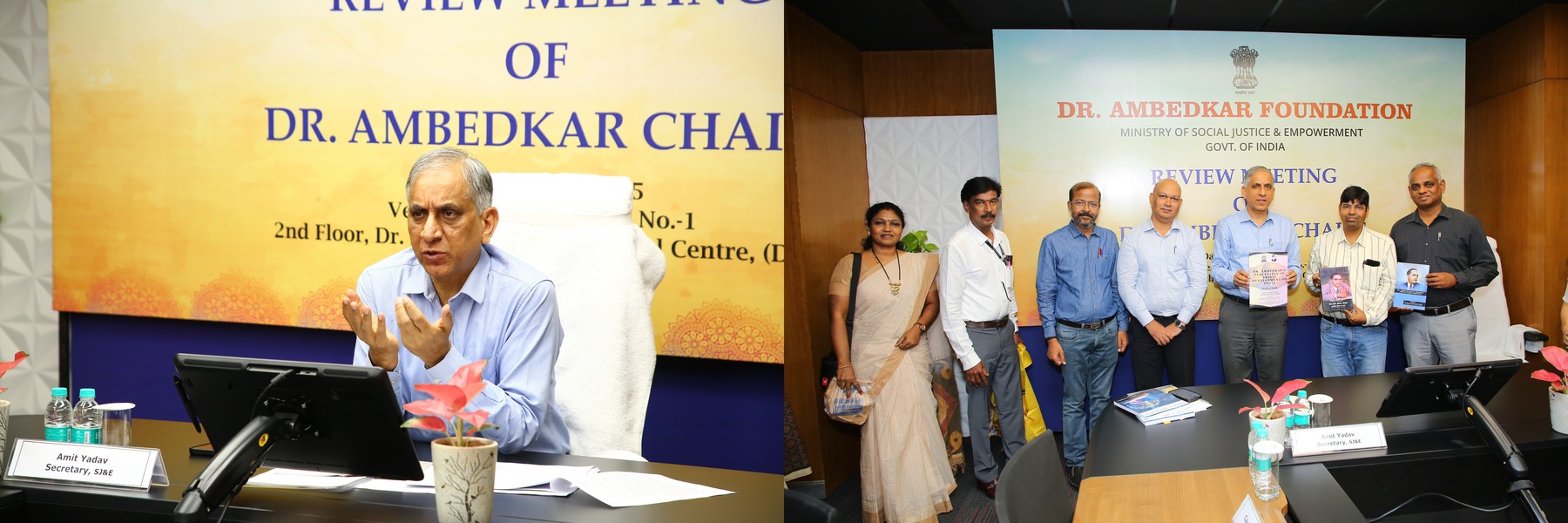 Review Meeting of Dr. Ambedkar Chairs Scheme Held on 13/06/2025